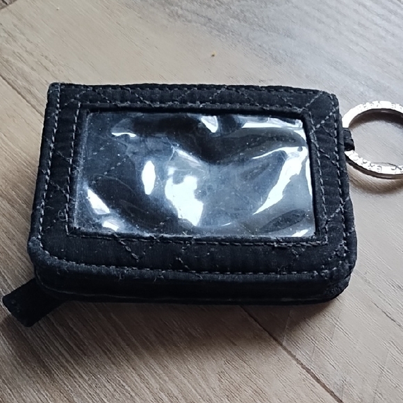 Vera Bradley Handbags - Vera Bradley Black Quilted Keychain